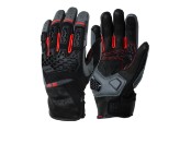 Atlaz Motorradhandschuhe (Schwarz/Grau/Rot)