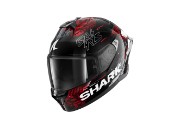 Skwal Cup Speed-Vib Integralhelm (schwarz / rot / silber)