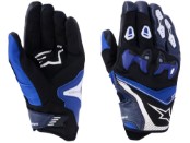SP-R Pro Motorradhandschuhe (schwarz / blau / weiß)