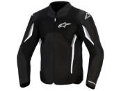 AST V3 Air perforierte Motorradjacke (schwarz / grau / weiß)