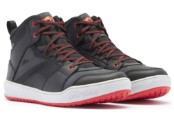 Suburb D-WP 2.0 wasserdichte Motorradschuhe (schwarz / weiß / rot)