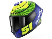 Skwal Cup Replica Granado Integralhelm (blau / gelb / grün)