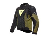 Super Sprint D-Dry Motorradjacke (Schwarz/Grün/Fluogelb)
