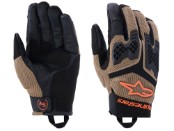 Manti Air Motorradhandschuhe (khaki / schwarz / orange)
