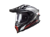 MX701 Explorer C Frontier Helm unisex (schwarz/rot/weiß)