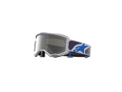 Vision 5 Drag Motorradbrille (Fliederblau/Silber verspiegelt)