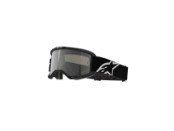 Vision 5 Corp 2 Motorradbrille (Schwarz/Weiß/Silber verspiegelt)