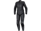 Shelby Motorradlederkombi 2tlg. Damen (Schwarz)