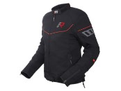 Airgobina 2.0 Motorradjacke Damen (Schwarz/Rot)