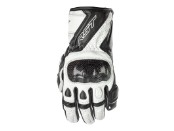 Stunt 3 Motorradhandschuhe Damen (Weiß/Schwarz)