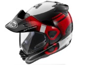 Tour-X5 Print Adventure Endurohelm (schwarz / rot / weiß)