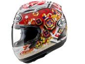 RX-7V EVO Nakagami GP3 Replica 2025 Motorradhelm (Weiß/Rot/Gelb/Blau)