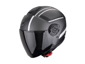 Exo-City II Cosmos Motorradhelm (Silbermatt/Schwarz/Weiß)