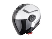 Exo-City II Cosmos Motorradhelm (Perlmuttweiß/Silber)