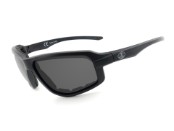 Dakota SM Motorradbrille getönt (Schwarz)