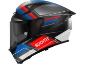 Speedstar 2 Vantage Motorradhelm (Schwarzmatt/Blau/Rot)