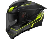 Speedstar 2 Visual Motorradhelm (Schwarz/Gelb)