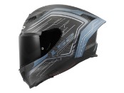 FF807 Dragon Subic Motorradhelm (Schwarzmatt/Petrol)