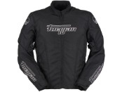 Yori Motorradjacke (Schwarz/Weiß)