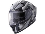 GM 711 Integralhelm (Schwarzmatt/Grau)