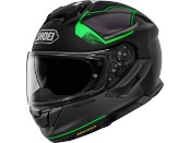 GT-Air3 Mike Motorradhelm (Schwarzmatt/Grün)