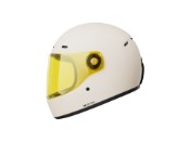 One Frozen Off-White Motorradhelm (Weiß)