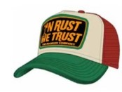Rust'n Trust Trukker Basecap (Grün/Rot/Beige)