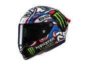 RPHA 1 V2 Carbon Quartararo Le Mans III Motorradhelm (Schwarz/Weiß/Blau/Rot)