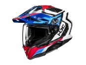 RPHA 60 Dakar Motorradhelm (Rot/Blau/Weiß/Schwarz)