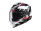 RPHA 72 Value Motorradhelm (Schwarzmatt/Weiß/Rot)