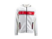 Racing Heritage Sweatjacke mit Kapuze (Weiß/Rot)