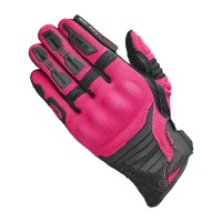 Hamada Motorradhandschuh Damen (schwarz/pink)