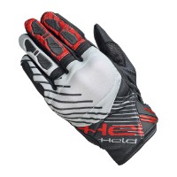Hamada 2 Motorradhandschuhe (Grau/Schwarz/Rot)