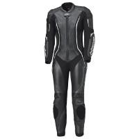 Ayana 3 1tlg. Motorradlederkombi Damen Langgröße (Schwarz/Weiß)