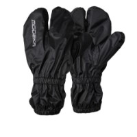 Trio Dry Motorrad Regenhandschuhe (Schwarz)