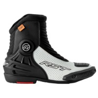 Tractech Evo D3O Short perforierte Motorradstiefel (schwarz / weiß)