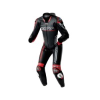 Race Dept V4.2 D30 Airbag Lederkombi Herren (schwarz / rot / weiß)