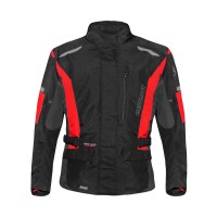 Aron Junior Tex-Jacke Kinder (schwarz/rot)