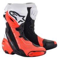 Supertech R Vented Motorradstiefel Herren (schwarz/weiß/rot)