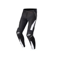 T-SP R Drystar wasserdichte Motorradhose (schwarz / weiß)
