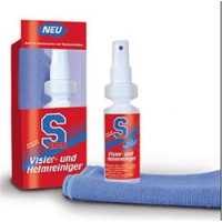 Visier und Helmreiniger inkl. Mikrofasertuch