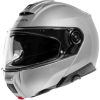 C5 Glossy Silver Motorradhelm Silber