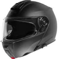 C5 Matt Black Motorradhelm Schwarzmatt