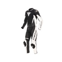 Demon Sprint zweiteilige Lederkombi (schwarz / weiß)