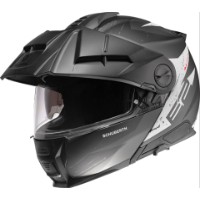 E2 Explorer Klapphelm (schwarz/grau/weiß)