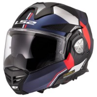 FF901 Advant X Ultra Motorradhelm (Schwarzmatt/Blau/Rot)