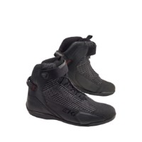 Flyne Motorradstiefel (Schwarz/Grau)