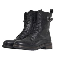 Jackie High Gheel Motorradstiefel Damen (schwarz)