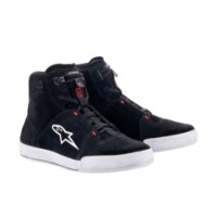 Chrome Motorradschuhe Herren (schwarz/grau/rot)