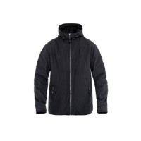 XTM Hoodie Rip Stop Motorradjacke (Schwarz)